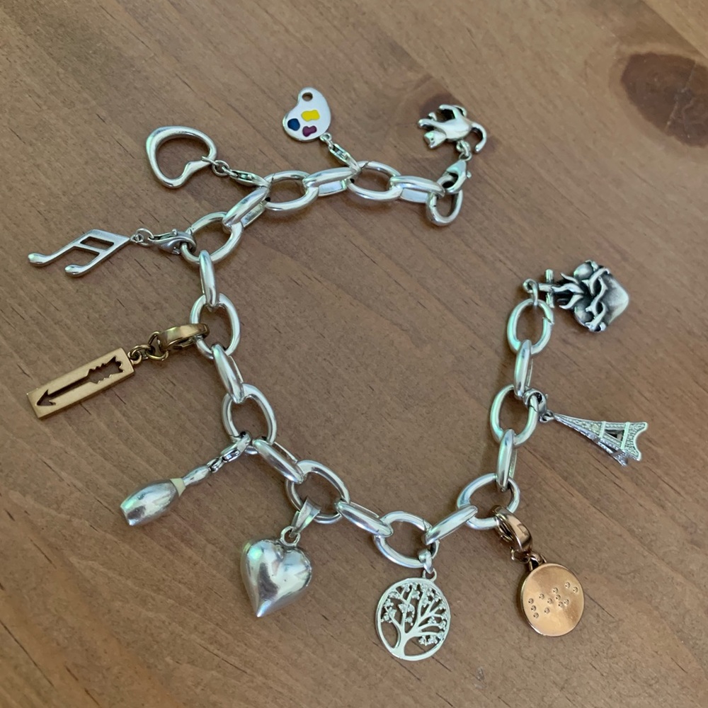 STERLING SILVER CHARMS - Full bracelet $300 sale
